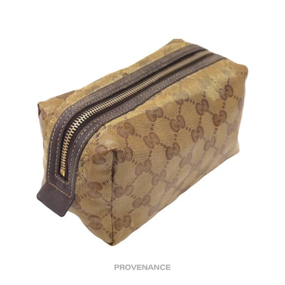 🔴 Gucci Zip Pouch - GG Canvas Glace - Picture 5 of 11